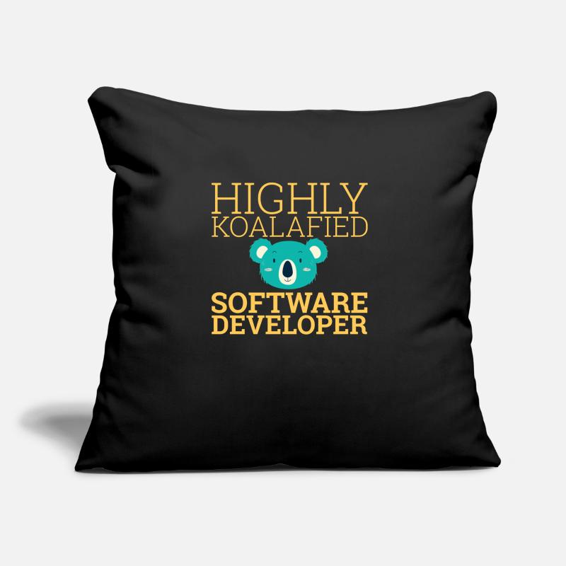 "Software Developer Koalafied | Programmierer" Sofakissenbezug 45 x 45 cm