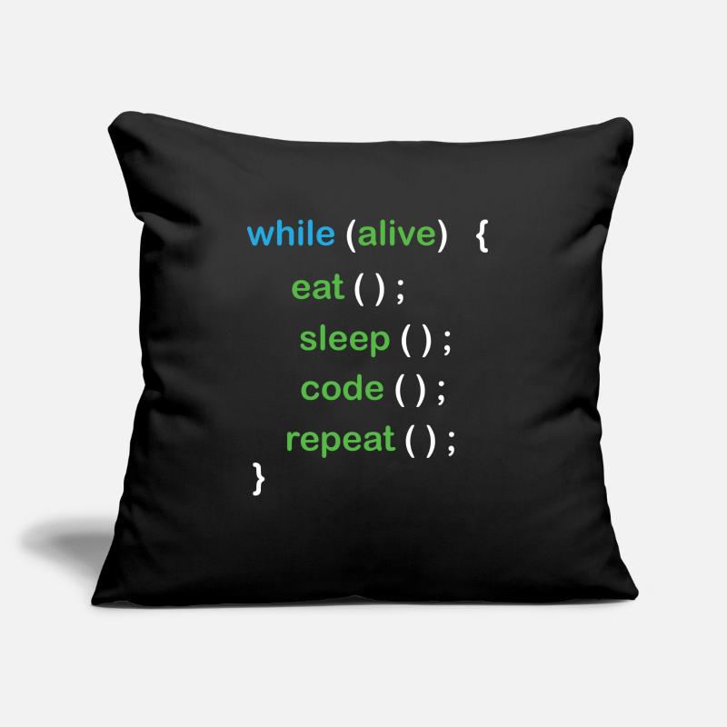 Développeur de logiciels de codage Python Housse de coussin décorative 45 x 45 cm