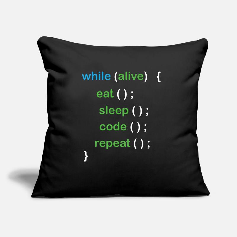 Développeur de logiciels de codage Python Housse de coussin décorative 45 x 45 cm