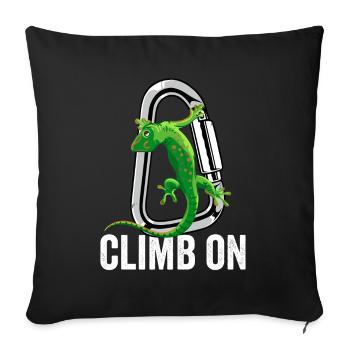 Escalade Escalade - Housse de coussin décorative 45 x 45 cm - noir - Devant