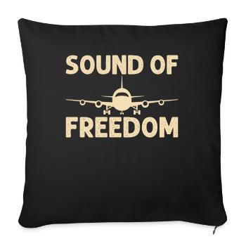 Jet Noise Sound of Freedom Model Kit Constructeurs Airc - Housse de coussin décorative 45 x 45 cm - noir - Devant