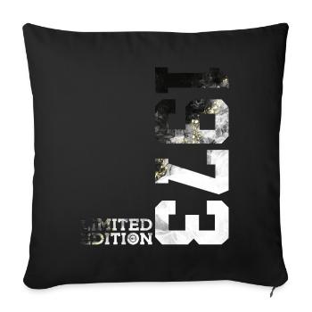 53E ANNIVERSAIRE ÉDITION LIMITÉE 1973 - Housse de coussin décorative 45 x 45 cm - noir - Devant