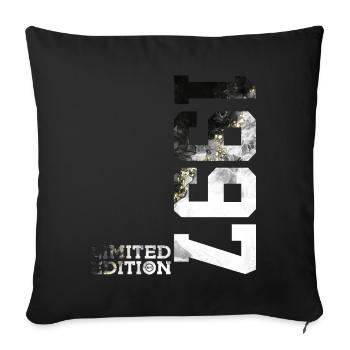 29TH BIRTHDAY LIMITED EDITION 1997 - Sofa pillowcase 17,3'' x 17,3'' (45 x 45 cm) - black - Front