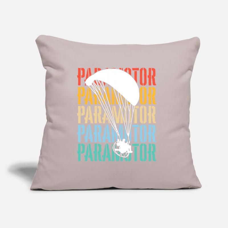 Paramoteur Paramoteur Housse de coussin décorative 45 x 45 cm
