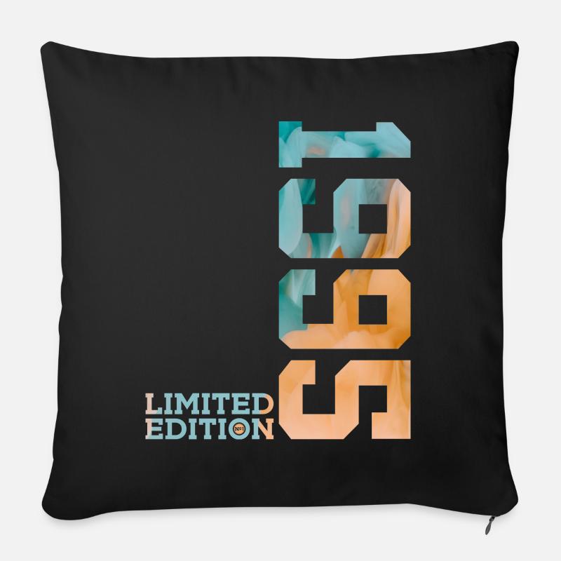 31. GEBURTSTAG LIMITED EDITION 1995 - Sofakissenbezug 45 x 45 cm - Schwarz