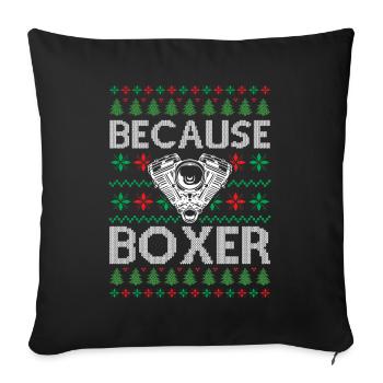 Mechanic V8 Engine Car Tuning Ugly Christmas - Bec - Sofa pillowcase 17,3'' x 17,3'' (45 x 45 cm) - black - Front