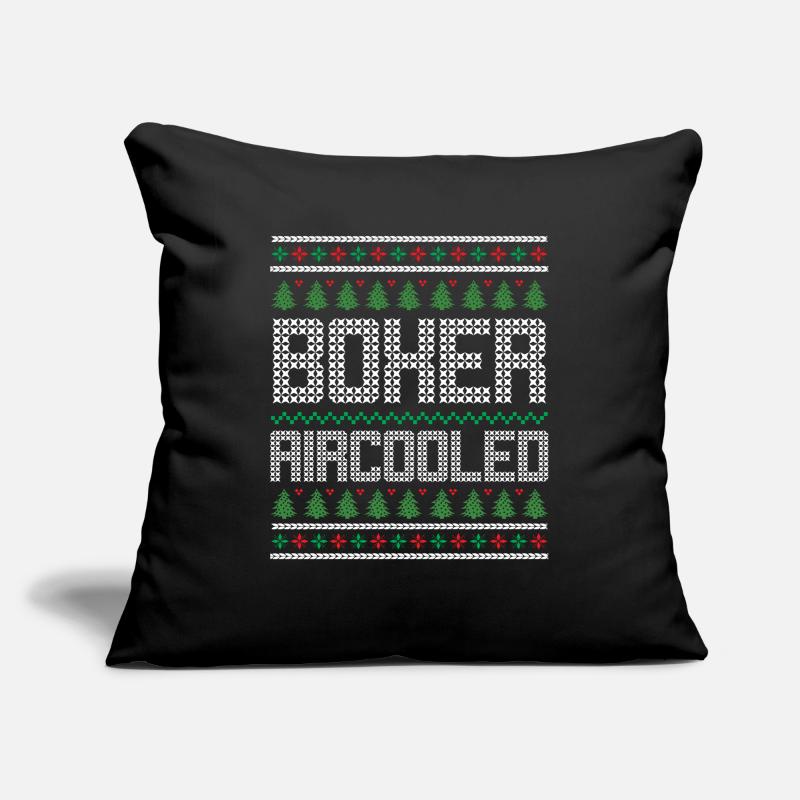Engine Car Tuning Ugly Christmas - Boxer Aircooled Sofa pillowcase 17,3'' x 17,3'' (45 x 45 cm)