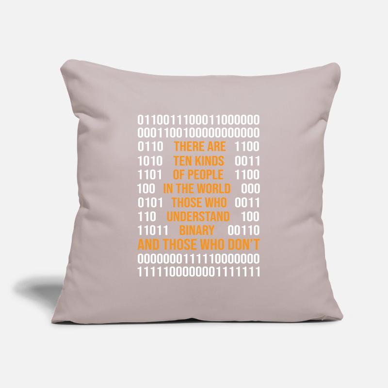 Programming Binary Code There Are 10 Kinds Of Peop Sofakissenbezug 45 x 45 cm