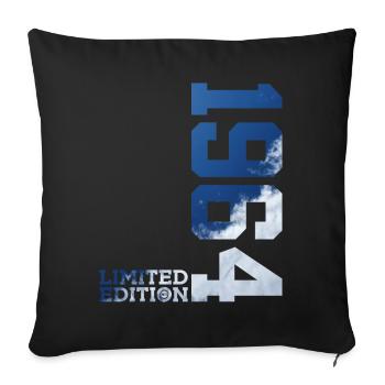 ÉDITION LIMITÉE 62E ANNIVERSAIRE 1964 - Housse de coussin décorative 45 x 45 cm - noir - Devant