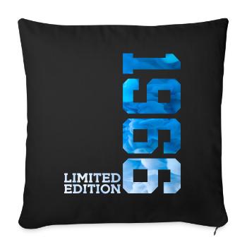60E ANNIVERSAIRE ÉDITION LIMITÉE 1966 - Housse de coussin décorative 45 x 45 cm - noir - Devant