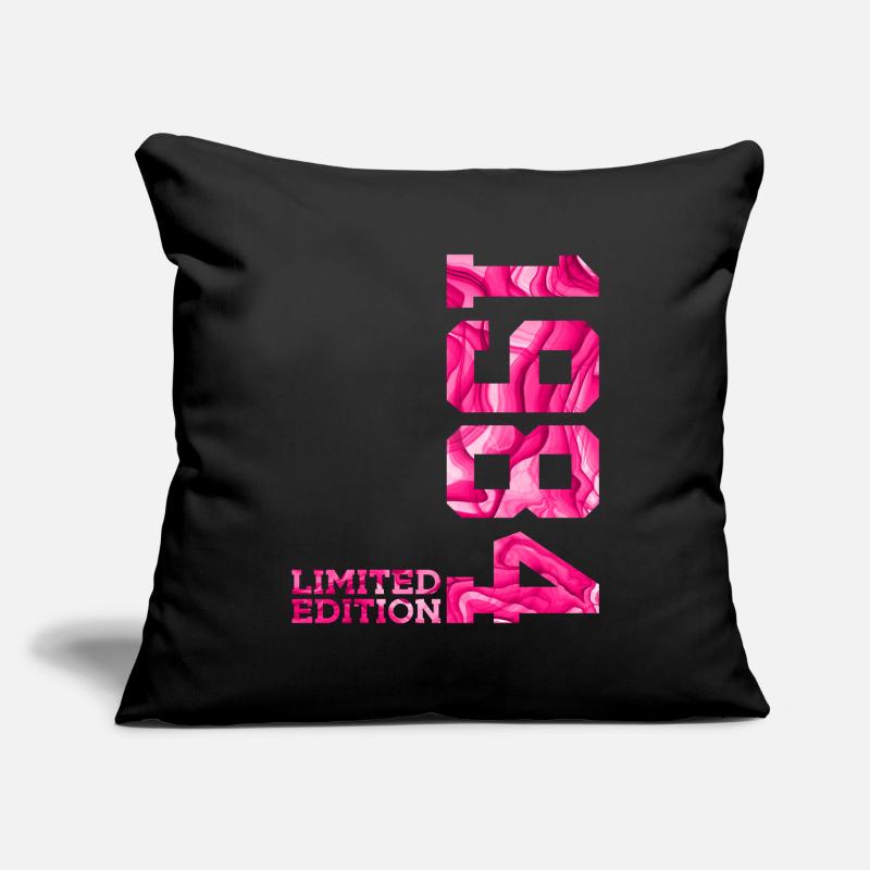 42E ANNIVERSAIRE ÉDITION LIMITÉE ROSE 1984 Housse de coussin décorative 45 x 45 cm