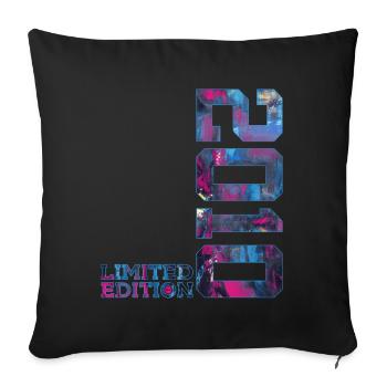 16E ANNIVERSAIRE 16 ANS ÉDITION LIMITÉE 2010 - Housse de coussin décorative 45 x 45 cm - noir - Devant