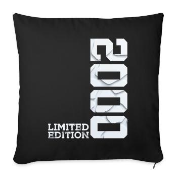 26TH ANNIVERSARY LIMITED EDITION 2000 - Sofa pillowcase 17,3'' x 17,3'' (45 x 45 cm) - black - Front