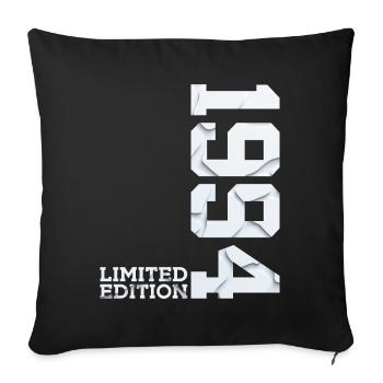 32ND BIRTHDAY LIMITED EDITION 1994 - Sofa pillowcase 17,3'' x 17,3'' (45 x 45 cm) - black - Front