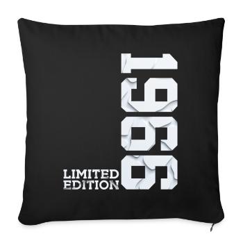 60E ANNIVERSAIRE ÉDITION LIMITÉE 1966 - Housse de coussin décorative 45 x 45 cm - noir - Devant