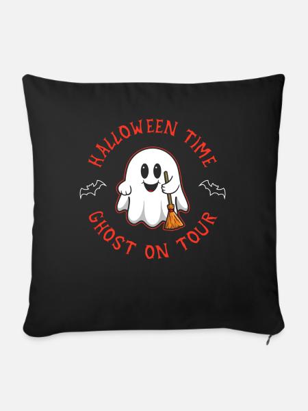 Halloween Time - Sofakissenbezug 45 x 45 cm - Schwarz