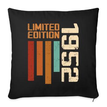 Vintage 1952 Retro 1952 Birthday Gift - Sofa pillowcase 17,3'' x 17,3'' (45 x 45 cm) - black - Front