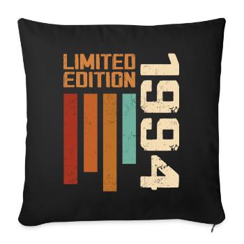 Vintage 1994 Birthday Gift 1994 Retro 1994 - Sofa pillowcase 17,3'' x 17,3'' (45 x 45 cm) - black - Front