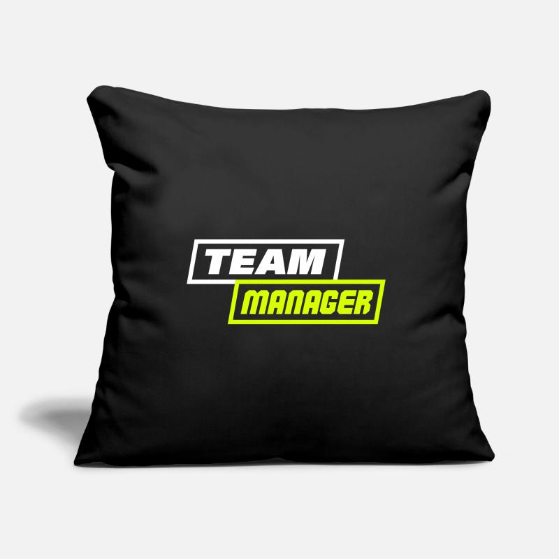 RESPONSABLE D'ÉQUIPE, CADRE Housse de coussin décorative 45 x 45 cm