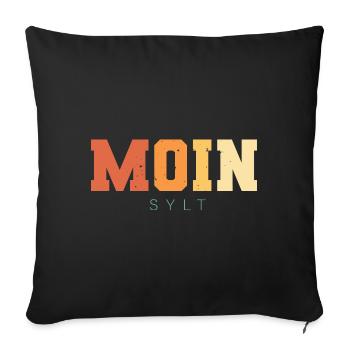 SYLT STARND WESTERLAND MEINE LIEBE - Sofakissenbezug 45 x 45 cm - Schwarz - Vorne