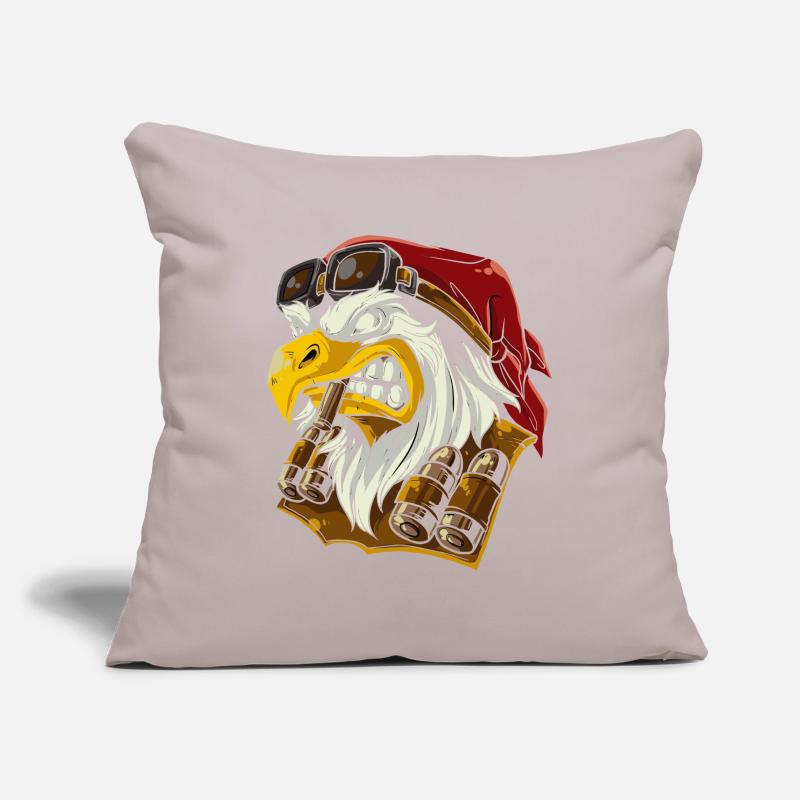 Eagle eagle head Sofa pillowcase 17,3'' x 17,3'' (45 x 45 cm)
