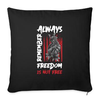Guerrier Geek - Housse de coussin décorative 45 x 45 cm - noir - Devant
