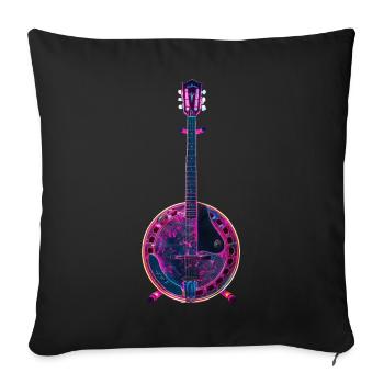 Banjo - Sofa pillowcase 17,3'' x 17,3'' (45 x 45 cm) - black - Front