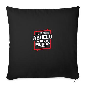 El Mejor Abuelo Del Mundo Spanisch Der Beste Opa - Sofakissenbezug 45 x 45 cm - Schwarz - Vorne