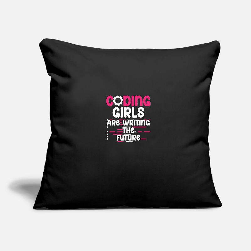 Coding girls write the future for Sofa pillowcase 17,3'' x 17,3'' (45 x 45 cm)