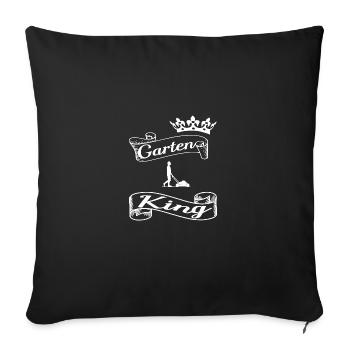 Garten - Sofakissenbezug 45 x 45 cm - Schwarz - Vorne