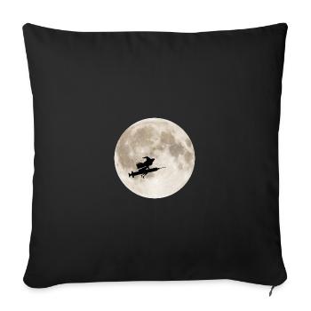 Halloween nurse witch moon syringe - Sofa pillowcase 17,3'' x 17,3'' (45 x 45 cm) - black - Front