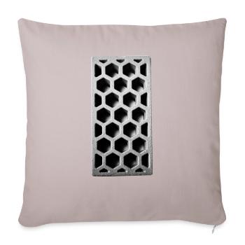 Brick - Sofa pillowcase 17,3'' x 17,3'' (45 x 45 cm) - light taupe - Front