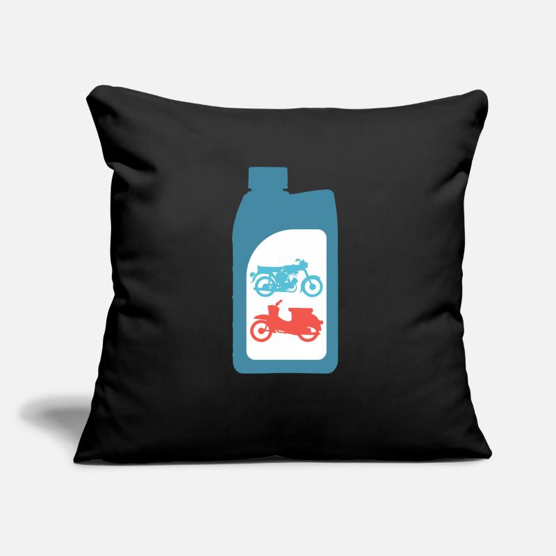 Conception à deux temps de mélange d'essence Simson DDR Schwalbe S51 Housse de coussin décorative 45 x 45 cm