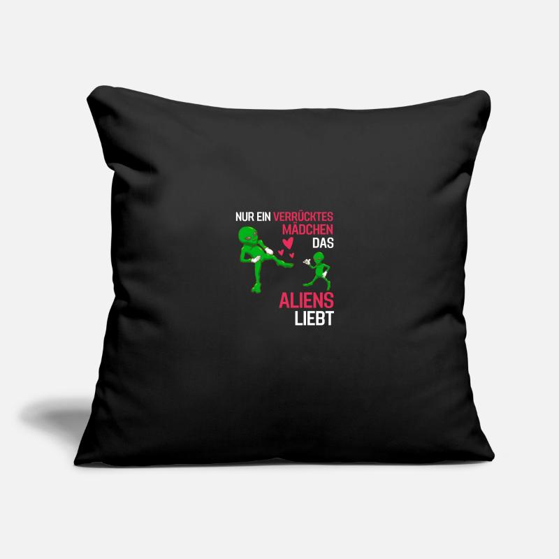 Science Fiction Alien Mädchen Geschenk Alien Sofakissenbezug 45 x 45 cm