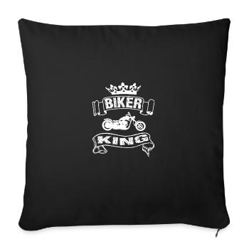 Moto - Housse de coussin décorative 45 x 45 cm - noir - Devant