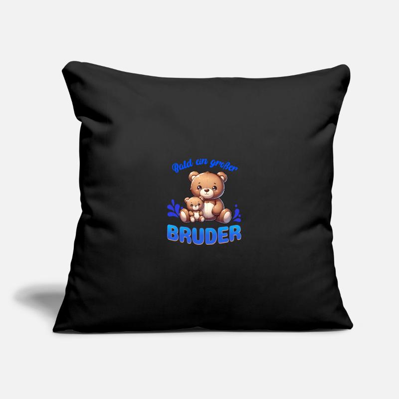 Bald bin ich ein großer Bruder Sofakissenbezug 45 x 45 cm