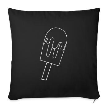 Popsicles - Housse de coussin décorative 45 x 45 cm - noir - Devant