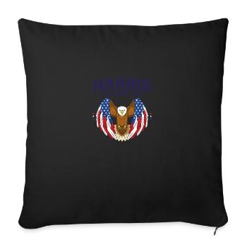Kamala Yes She Can 2024 - Kamala pour la présidente - Housse de coussin décorative 45 x 45 cm - noir - Devant