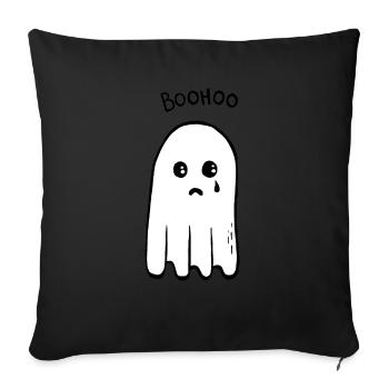 Fantôme de Boohoo - Housse de coussin décorative 45 x 45 cm - noir - Devant