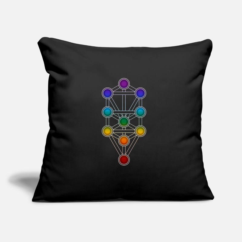 Baum des Lebens Sephiroth Chakra Kabbala Matrix Sofakissenbezug 45 x 45 cm