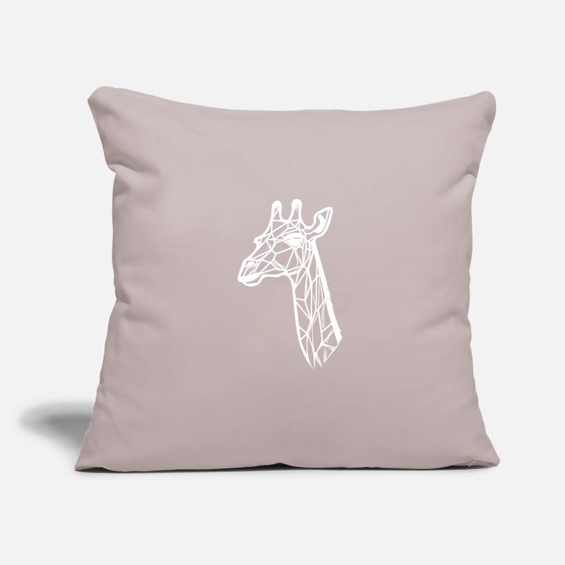 Slender Giraffe Geometric Lines Style Sofa pillowcase 17,3'' x 17,3'' (45 x 45 cm)