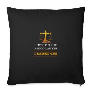 Lawyer Lawyer Lawyer Court Gift - Sofa pillowcase 17,3'' x 17,3'' (45 x 45 cm) - black - Front