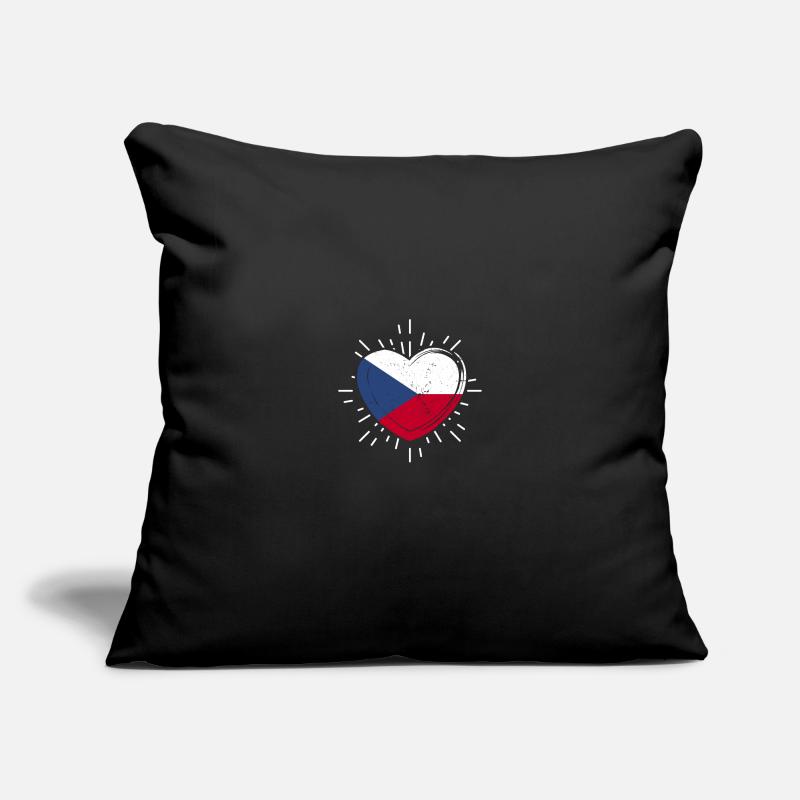 Tchèques République tchèque Housse de coussin décorative 45 x 45 cm