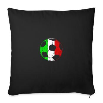 Italie Italien Vaffanculo - Housse de coussin décorative 45 x 45 cm - noir - Devant