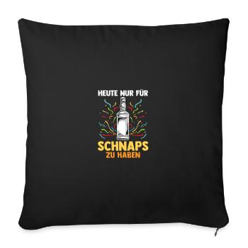 Costume de carnaval Bière Carnaval Carnaval - Housse de coussin décorative 45 x 45 cm - noir - Devant