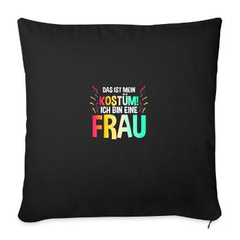 Jecken Carnival Carnival - Sofa pillowcase 17,3'' x 17,3'' (45 x 45 cm) - black - Front