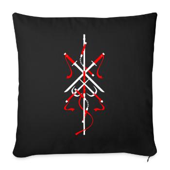 Ninja Set 1 - Housse de coussin décorative 45 x 45 cm - noir - Devant