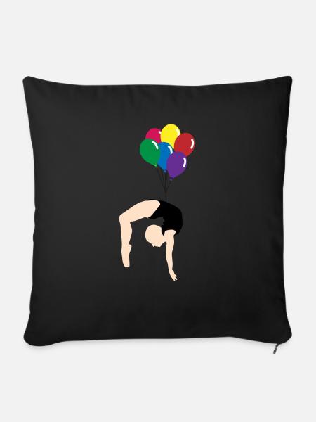 Luftballon - Sofakissenbezug 45 x 45 cm - Schwarz
