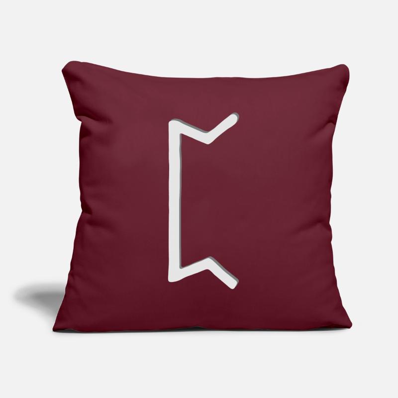 Futhark Runic Alphabet Perth Sofa pillowcase 17,3'' x 17,3'' (45 x 45 cm)