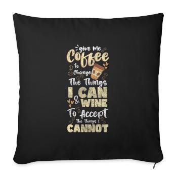 Vaisseau spatial cosmonaute - Housse de coussin décorative 45 x 45 cm - noir - Devant